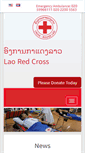 Mobile Screenshot of laoredcross.org.la